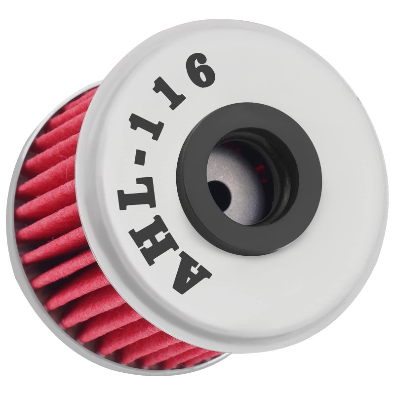 AHL 116 Oil Filter for Honda CRF450X CRF450 X 449 2012-2016/444 2005-2009 / TRX450R 444 2004-2005 / CRF450R 444 2002-2012 / CRF150R CRF150 R 2007-2020 / TRX450R TRX450 R 2006-2009 2012 / CRF250 - Image 3